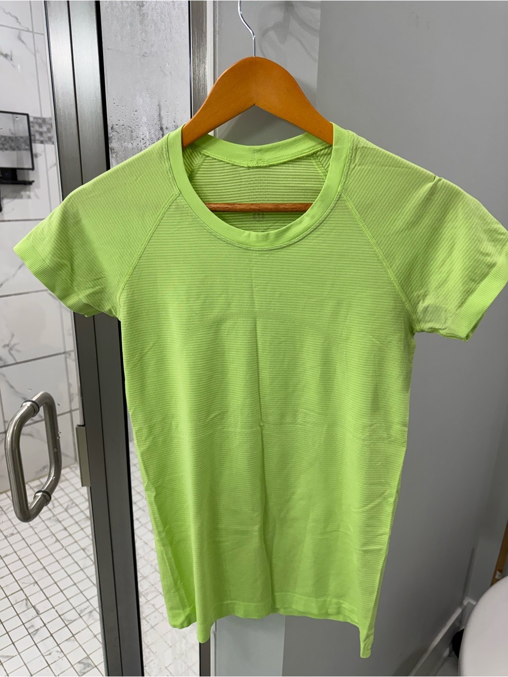 lululemon athletica Neon Lime Short Sleeve swiftly tech